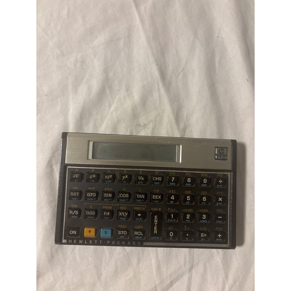 Hewlett-Packard HP 11C Scientific Calculator Vintage Black Good RPN USA Made